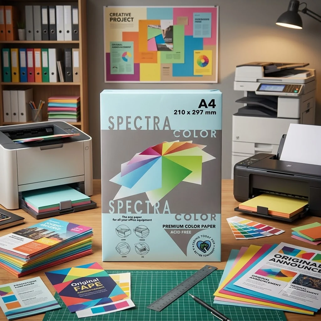 Папір кольоровий А4 160 Блакитний пастельний "0cean 120" Spectra