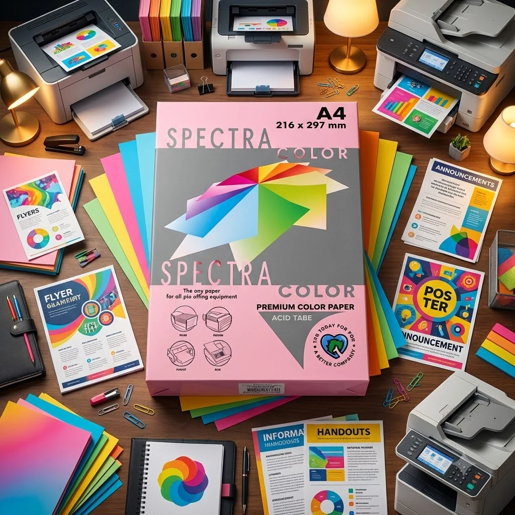 Папір кольоровий А4 160 Рожевий пастельний "Pink 170" Spectra