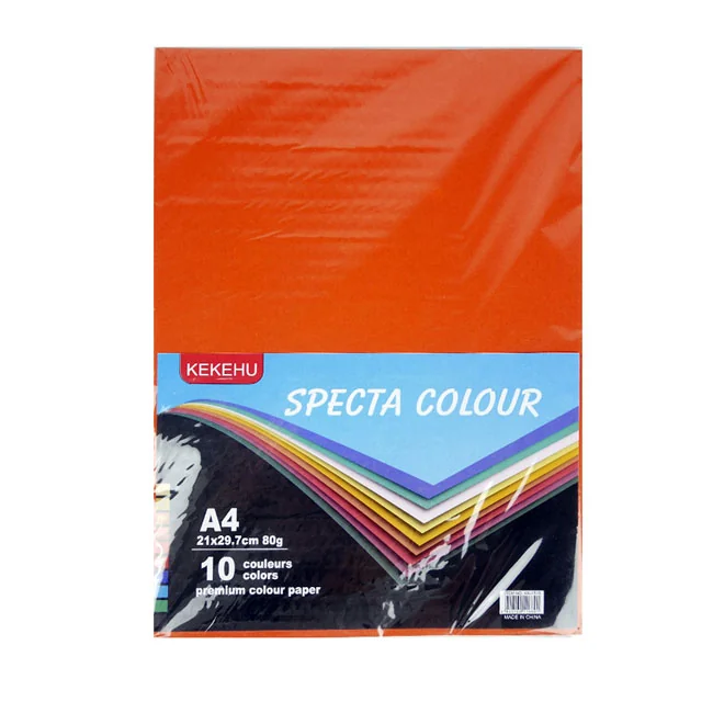 Папір кольоровий А4 60г/м2 MIX PASTEL, до принтера не підходить, Kekehu — фото 2