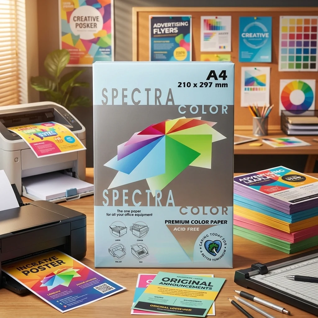 Папір кольоровий А4 75 Блакитний пастельний "Blue 180" Spectra