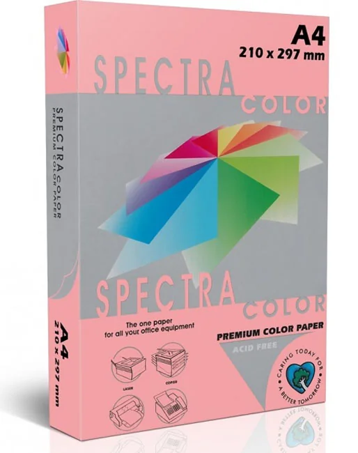 Папір кольоровий А4 75 Рожевий неоновий "Pink 342" Spectra — фото 2