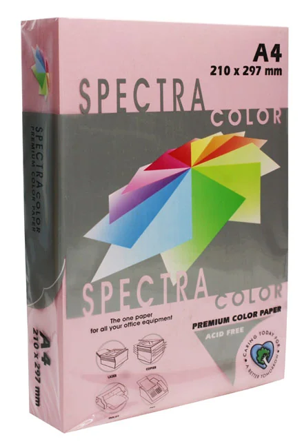 Папір кольоровий А4 75 Рожевий "Pink 170" Spectra — фото 2