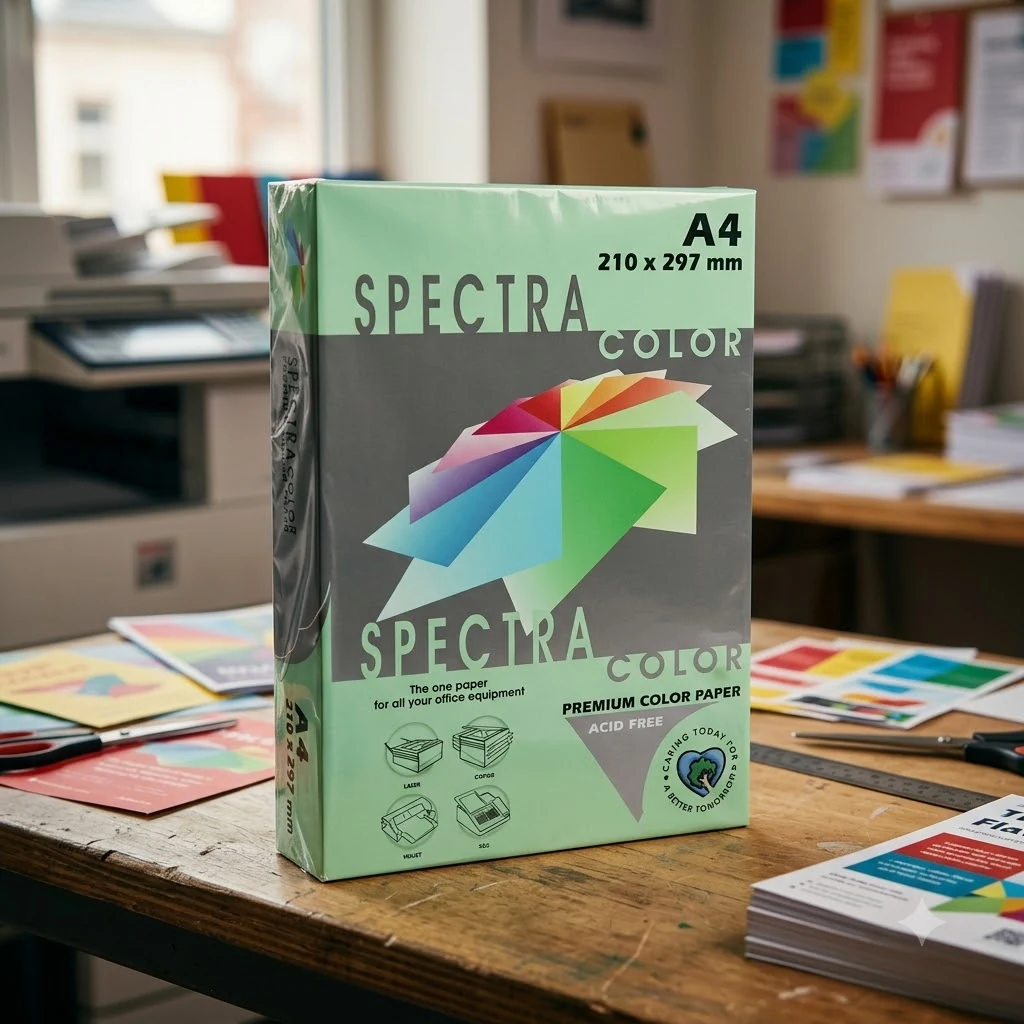 Папір кольоровий А4 75 Зелений пастельний "Green 190" Spectra