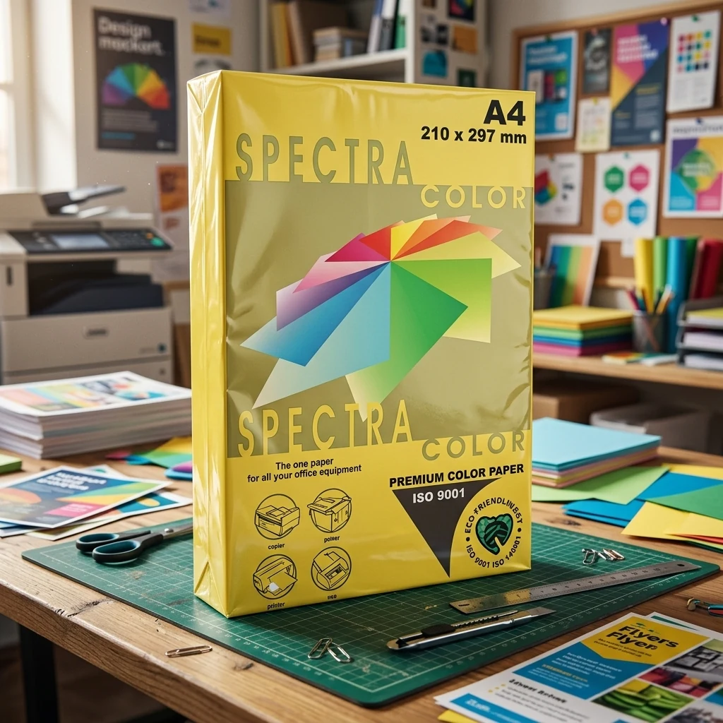 Папір кольоровий А4 75 Жовтий пастельний "Yellow 160" Spectra