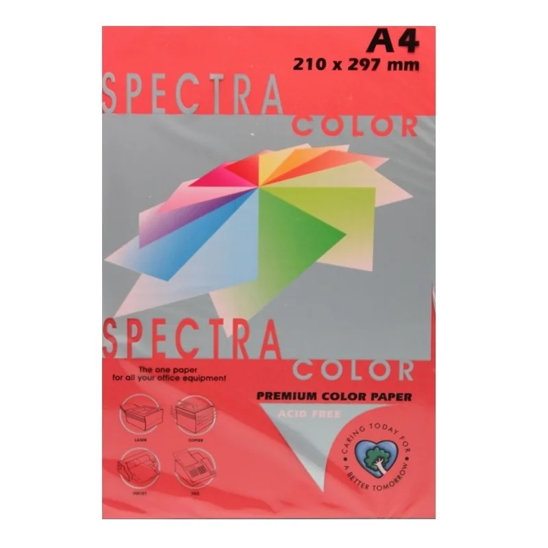 Папір кольоровий А4 80 Червоний "Red 250" Spectra — фото 2