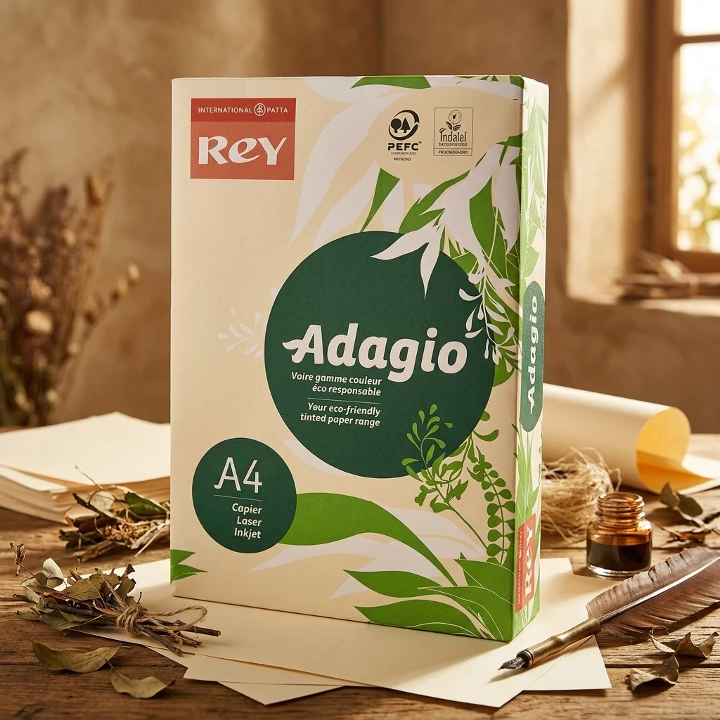 Папір кольоровий А4 80 Слонова кістка "Ivory 93" Rey Adagio