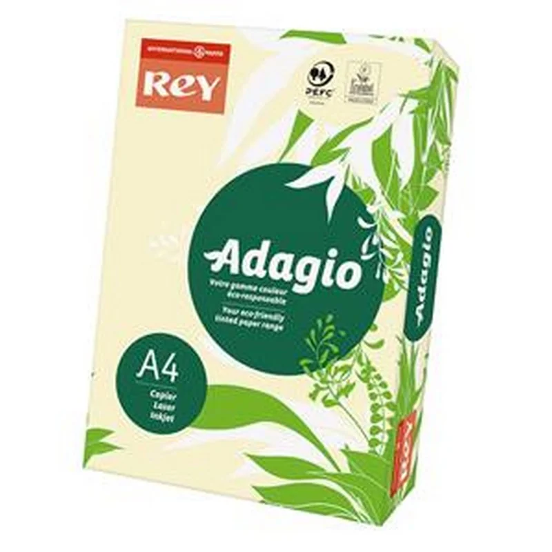 Папір кольоровий А4 80 Слонова кістка "Ivory 93" Rey Adagio — фото 2