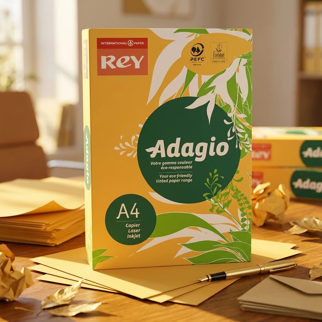 Папір кольоровий А4 80 Жовтий темний "Gold 60" Rey Adagio