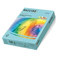 Папір кольоровий A4 160г/м Pastell 250арк MB30 Medium Blue блакитний Maestro Color — фото 2