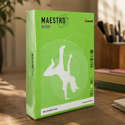 Папір кольоровий A4 80г/м Intensive 500арк MA42 Spring Green зелений Maestro Color