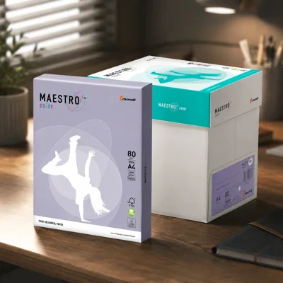 Папір кольоровий A4 80г/м Pastell 500арк LA12 Ліловий Maestro Color