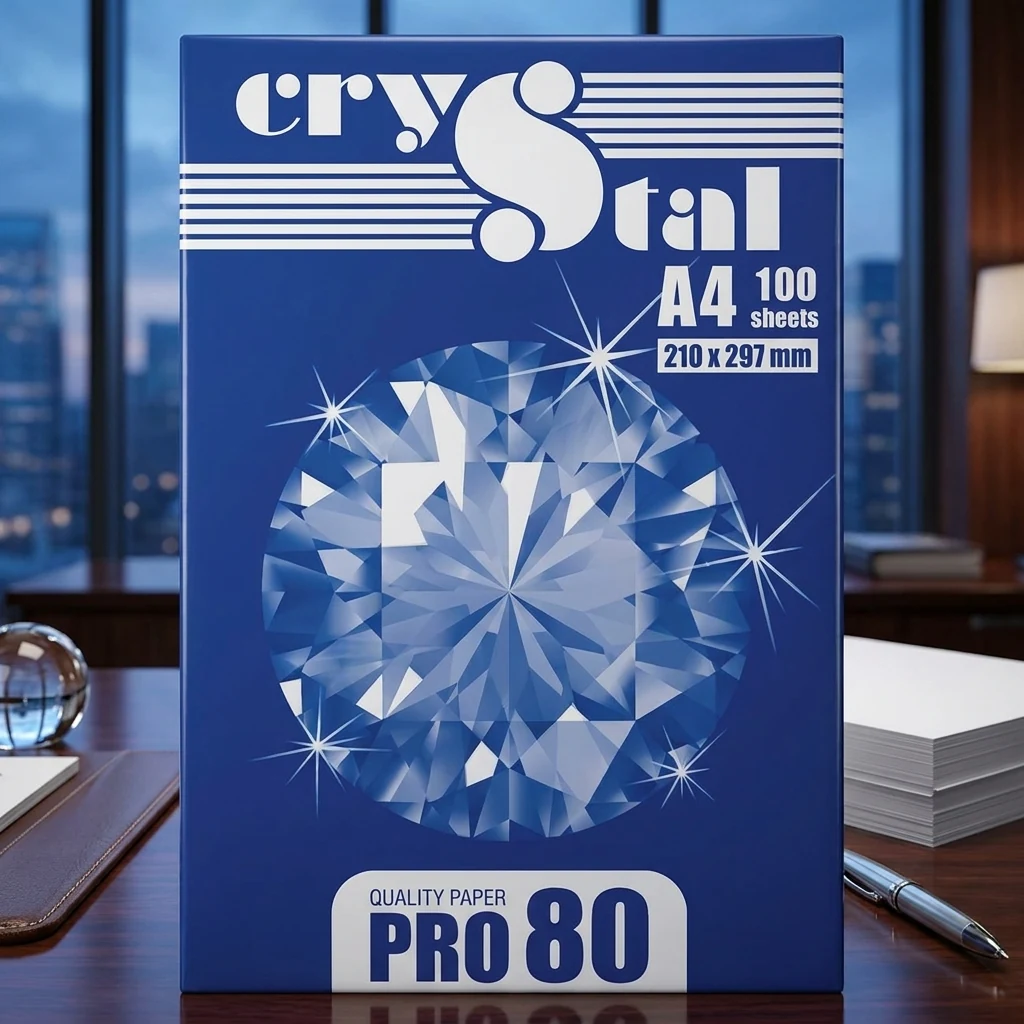 Папір офісний А4 80 г/м2 100 л "Crystal pro 80"
