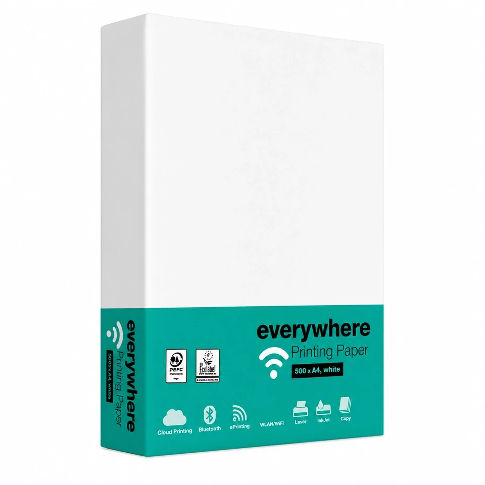 Папір  офісний A4 EVERYWHERE Printing pape  клас С 500 аркушів — фото 2