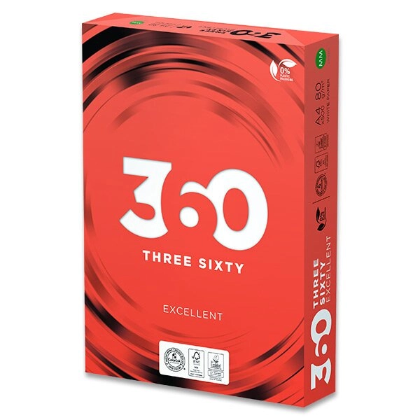 Папір офісний А4, 360 EXCELLENT клас A, 80 г/м2, 500 л. — фото 2