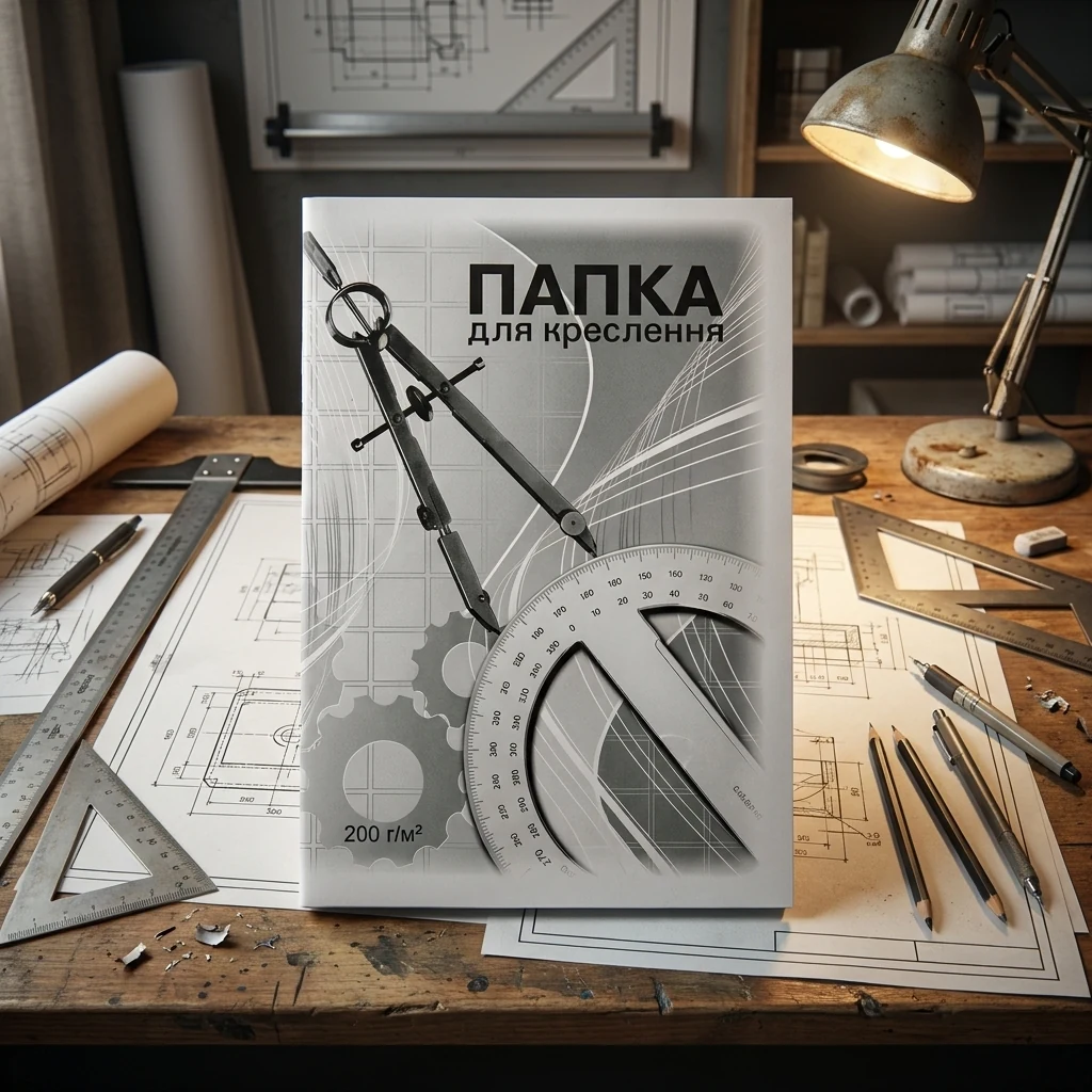 Папка для креслення А3 10 арк (щільність 200)