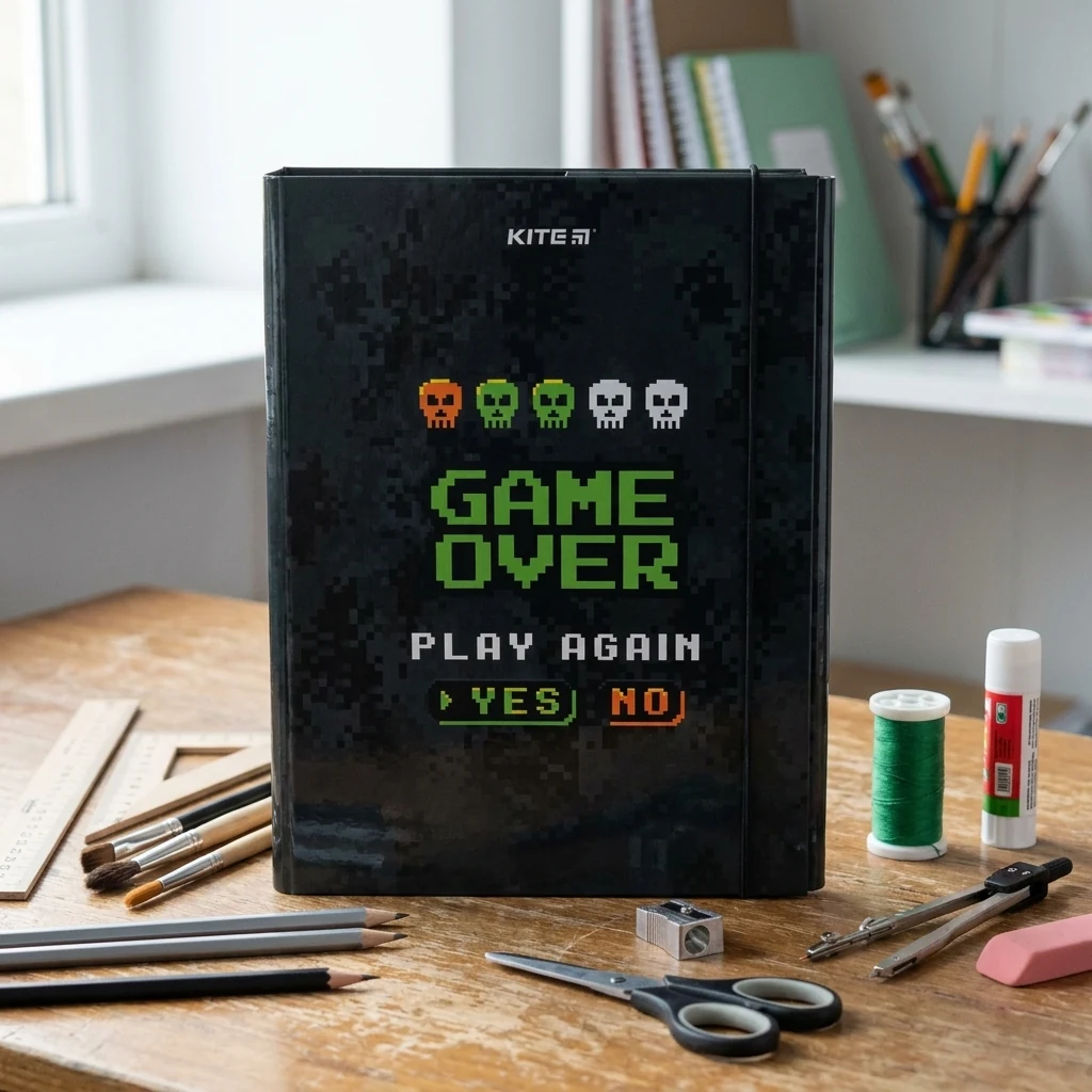 Папка для праці А4 Kite "Game over"
