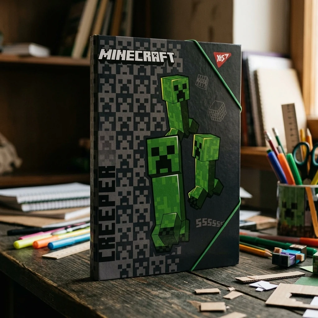 Папка для праці А4 YES "Minecraft"