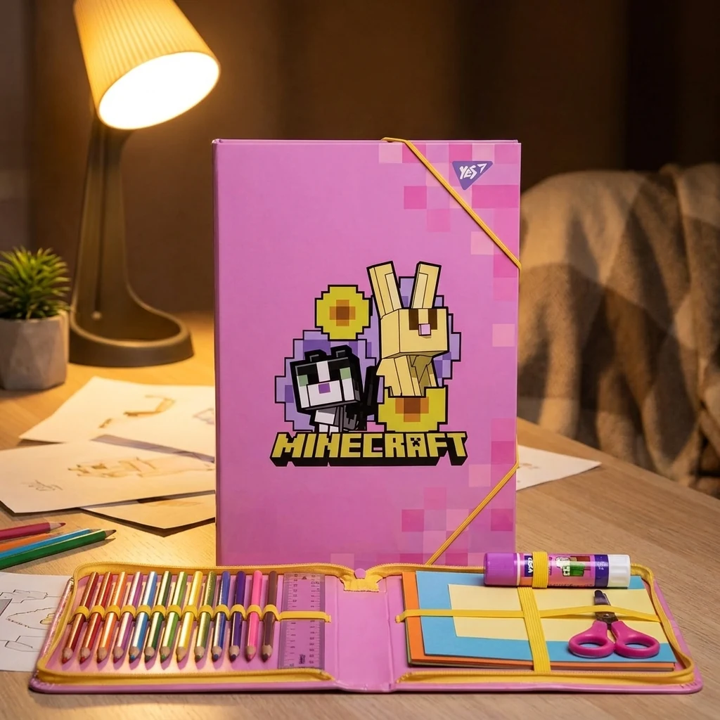 Папка для праці А4 YES "Minecraft.Spring"
