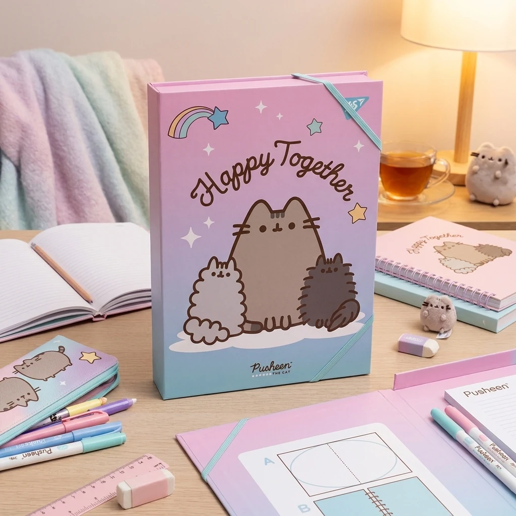 Папка для праці А4 YES "Pusheen"