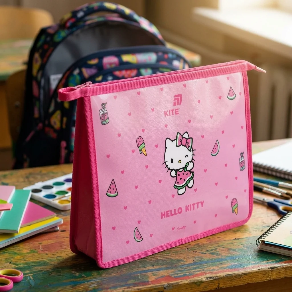 Папка для зошитів А4 на блискавці "Hello Kitty" Kite