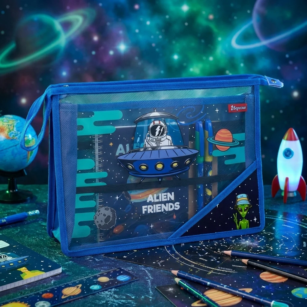 Папка для зошитів А4 на блискавці "Space" YES
