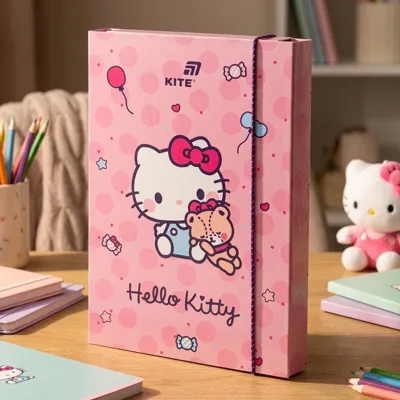 Папка для зошитів В5 на гумці Kite картон HK26-210-1