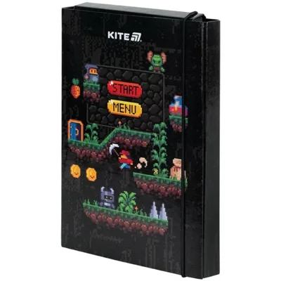 Папка для зошитів В5 на гумці Kite картон Pi el Game K25-210-2