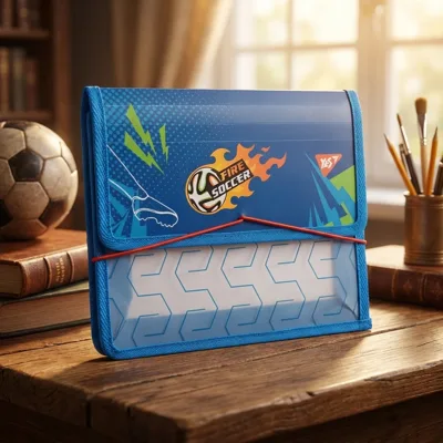 Папка для зошитів YES  пласт на резинці В5 Football 492212