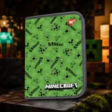 Папка для зошитів YES пластикова на блискавці В5 Minecraft Creepers 492203 — фото 1