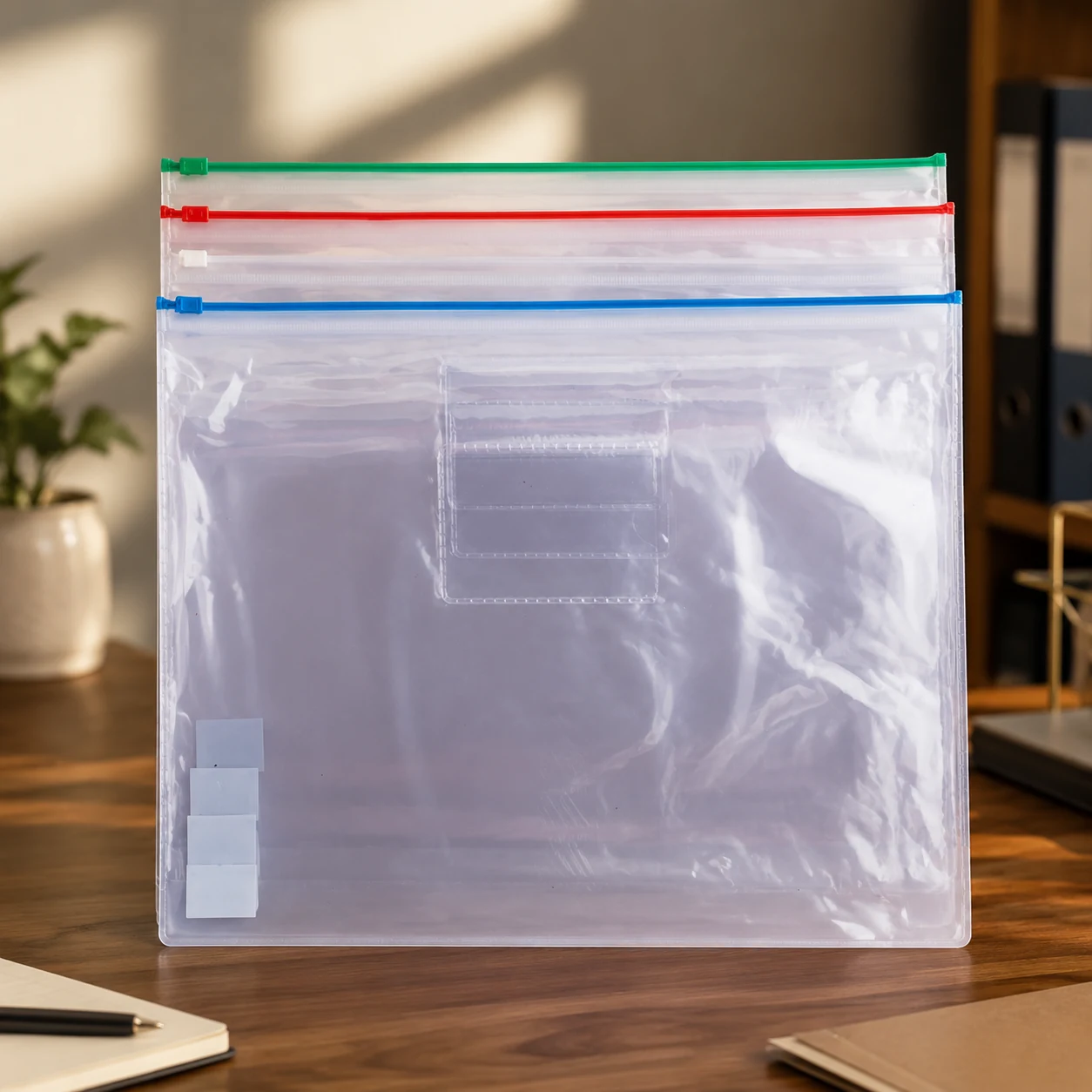 Папка-конверт на блискавці zip-lock А4 глянцева BUROMAX — Діловодство та архівація