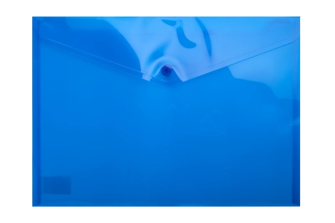 Папка-конверт на кнопці А4 синя BUROMAX — фото 2