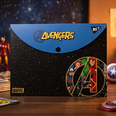 Папка-конверт YES на кнопці А4 Marvel Avengers