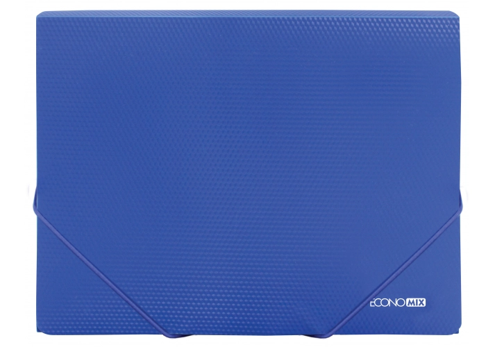 Папка на гумках A4 Economix діамант синя — фото 2