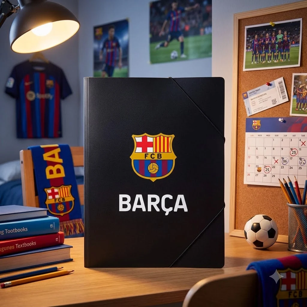Папка на гумці A4 "Barcelona" пластик