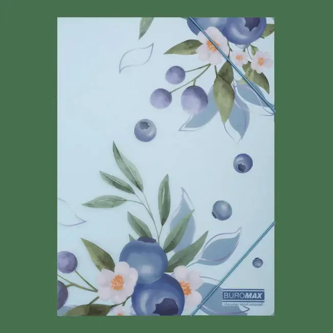 Папка на гумці А4, Blueberry