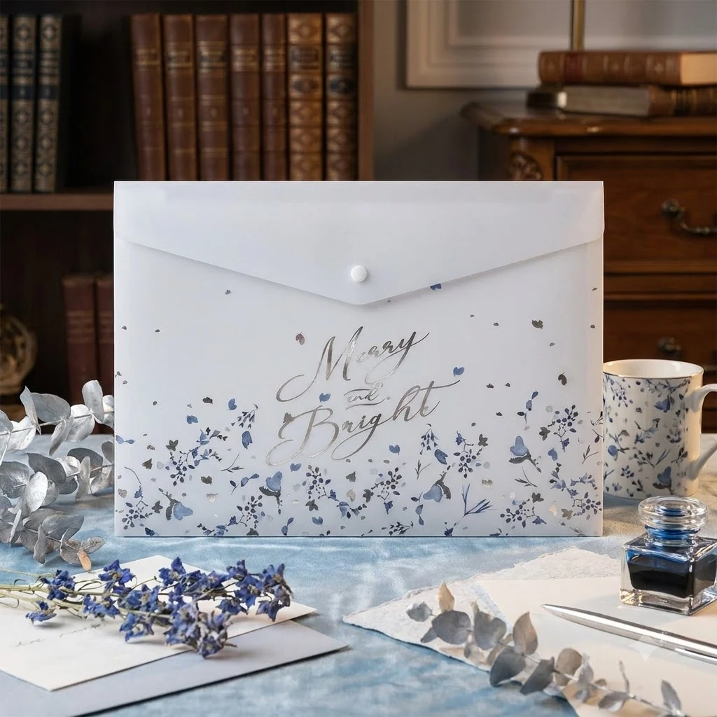 Папка на кнопці А4 "Flower Symphony " 180 мкм Axent
