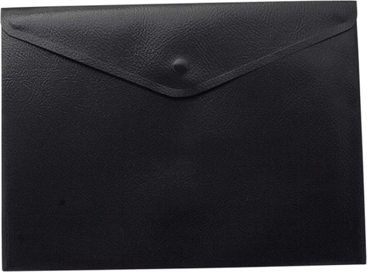 Папка на кнопці А5 чорна Buromax — фото 2