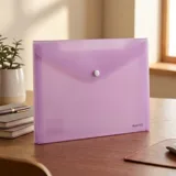 Папка на кнопці А5 Pastelini Axent бузкова — фото 1
