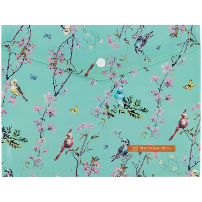 Папка на кнопці А5 "Spring" 180 мкм Axent