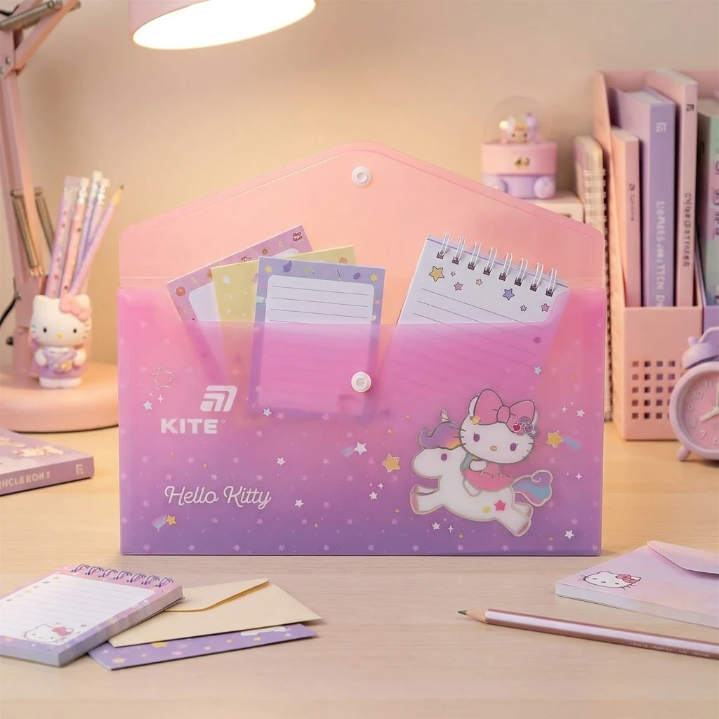 Папка на кнопці В6 "Hello Kitty" Kite