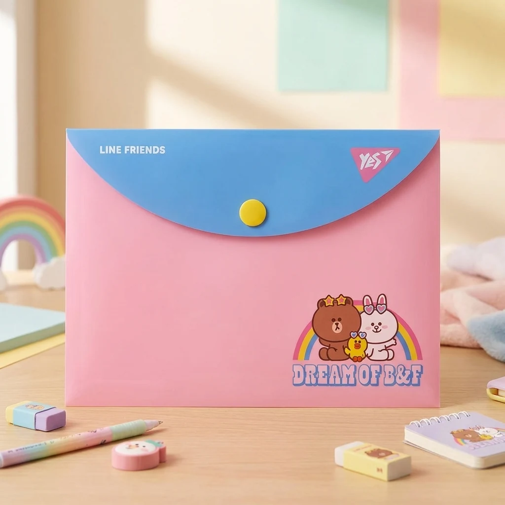 Папка на кнопці В7 "Line Friends" YES