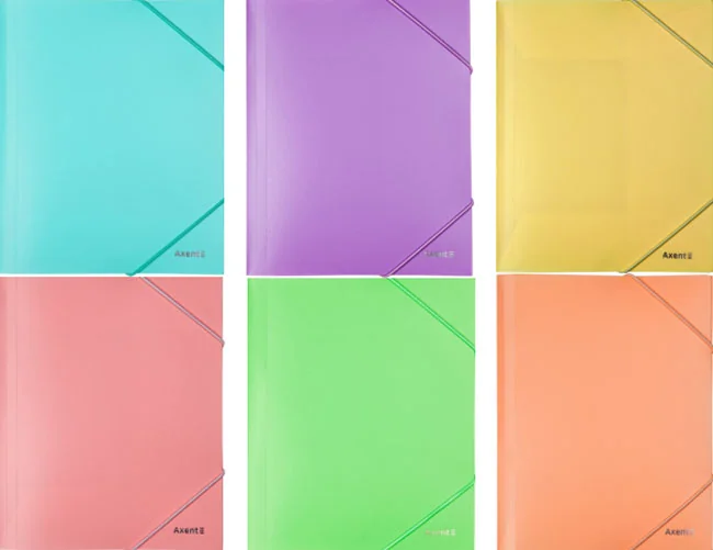 Папка пластикова на гумці А5 "Axent Pastelini"