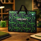 Папка-портфель А3 Yes Minecraft з тканинними ручками — фото 1