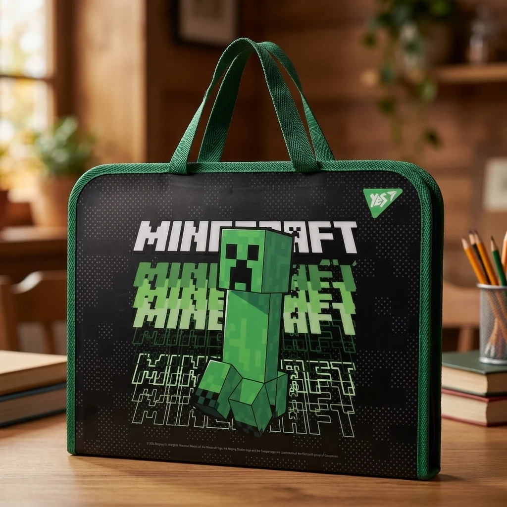 Папка-портфель YES FC на блискавці Minecraft 492168