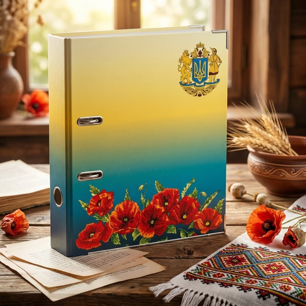 Папка - реєстратор 7 см ITEM "Вишиванка"