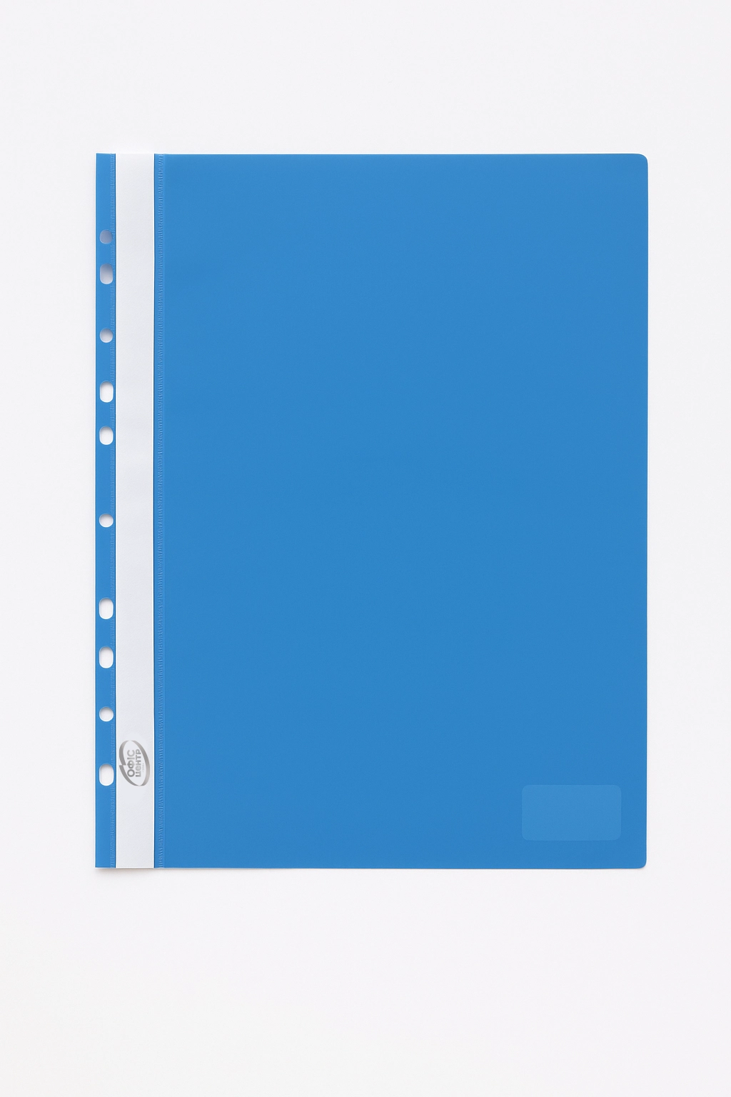 Папка-швидкозшивач А4 синя з перфорацією — фото 4