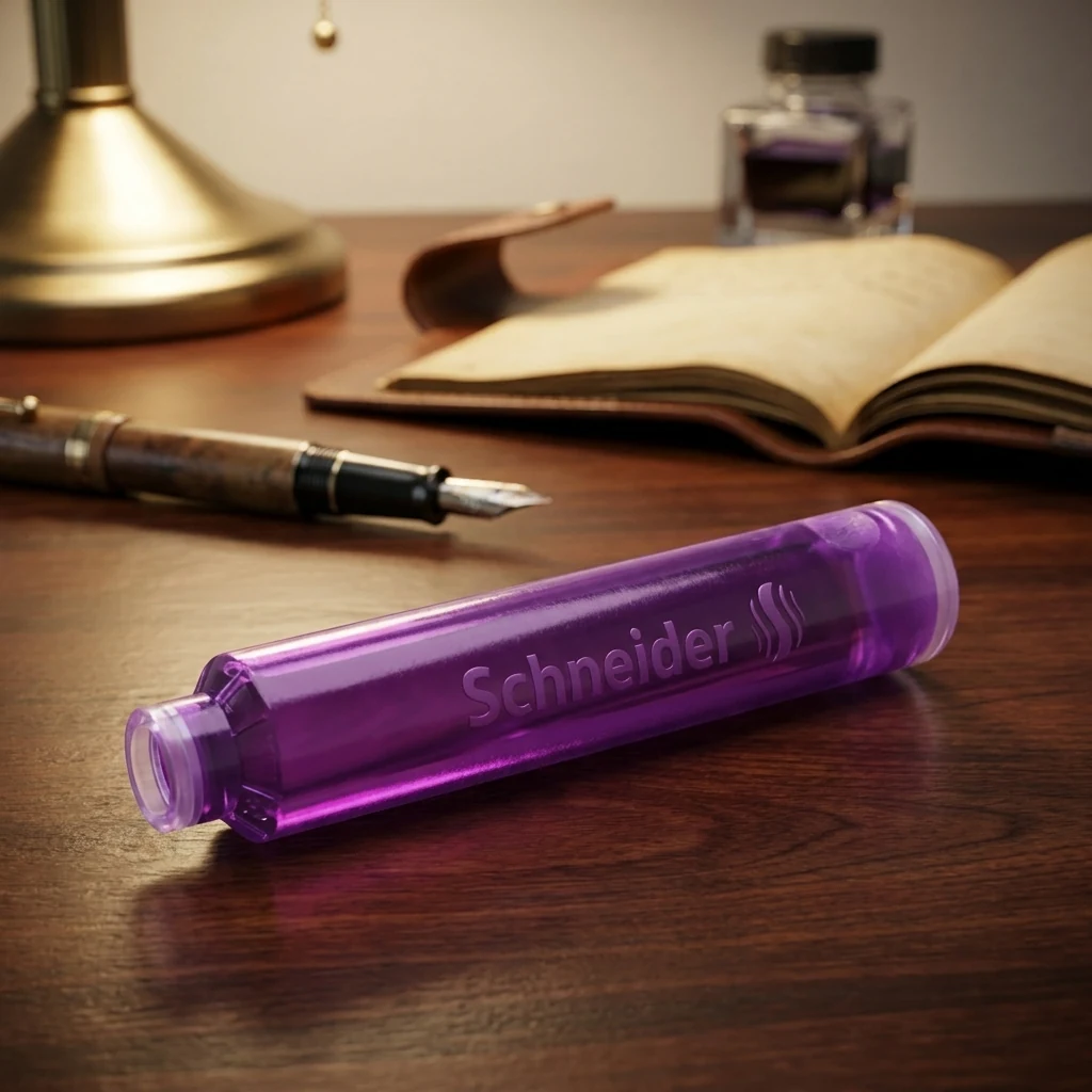 Патрон чорнильний Schneider фіолетовий — Ручки та олівці