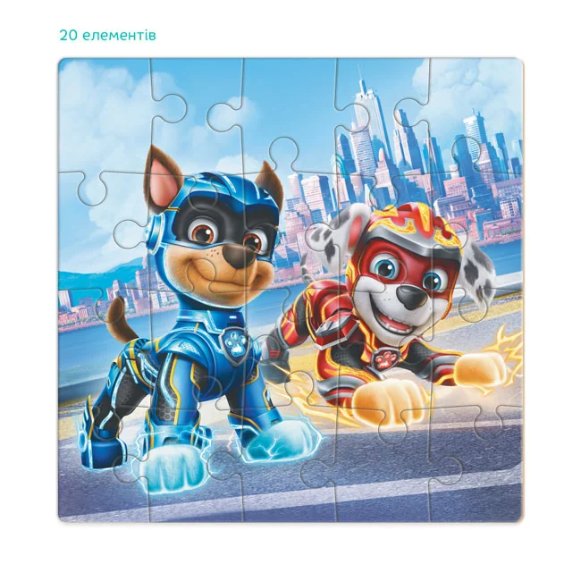 Пазли 20 елементів 3+ "Paw Patrol. Гонщик і Маршал" Україна — фото 4