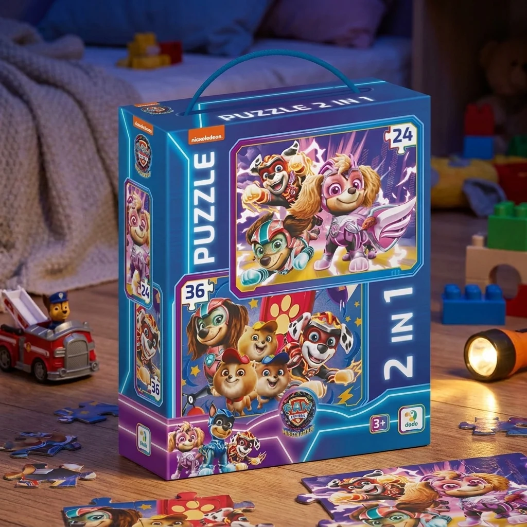 Пазли 24-36 елементів 4+ "Paw Patrol: Зберігаємо світ у безпеці" 21*27 см Україна