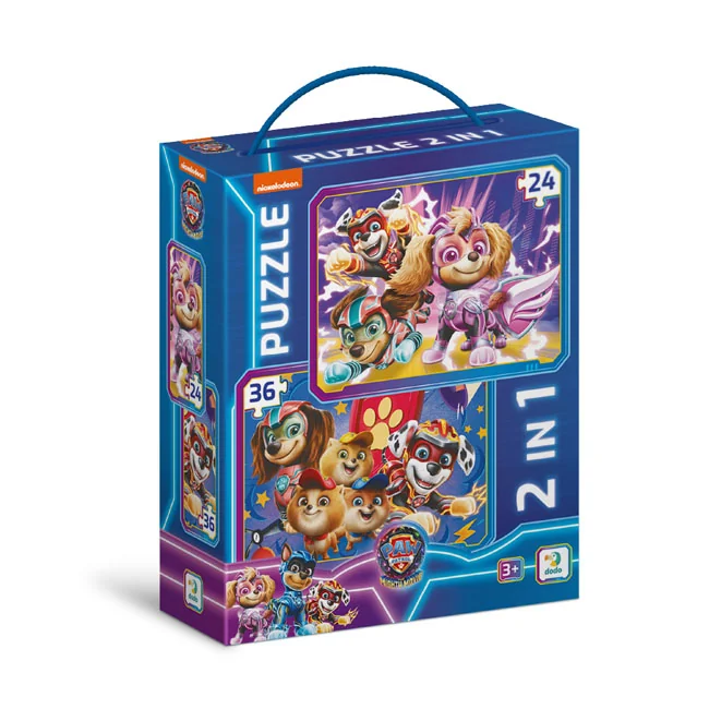 Пазли 24-36 елементів 4+ "Paw Patrol: Зберігаємо світ у безпеці" 21*27 см Україна